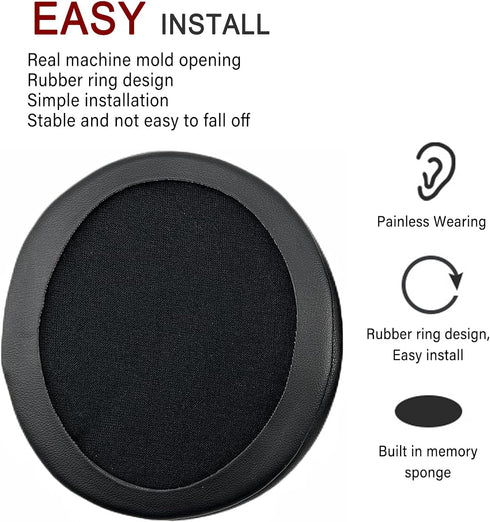 Nari Cooling-Gel Ear Pads Cushions Replacement Compatible with Razer Nari Ultimate, Nari Essential, Kraken Kitty, Kraken Tournament Edition, Krake...