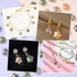 LiQunSweet 100 Pcs Wire Wrapped Electroplate Glass Crystal Small Star Charms for Jewelry Making Bracelet DIY Bulk...