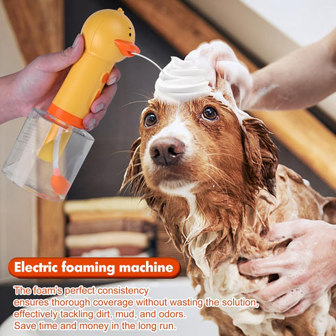 Katoggy Electric Foaming Shampoo Dispenser for Dog and Cat Bathing, Rechargeable Soap Dispenser for Pet Bathing, Bathroom, Kitchen Sink, Toilet Cl...