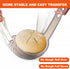 3 Size Sourdough Silicone Bread Sling - Oval and Round Non-Stick & Easy Clean Reusable Oval Silicone Baking Mat for dutch oven. With Long Handles ...