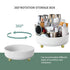 funest Makeup Perfume Organizer, 360 Degree Rotating Lazy Susan Cosmetic Desk Storage Lotions Display Case Round Tray with Large Capacity, for you...