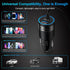 60W Super Fast Charging Android Car Charger Type C Rapid Samsung Car Charger with 3ft Built-in USB C Cable for Samsung Galaxy S24 Ultra S23 FE S22...