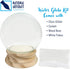 National Artcraft® 4" Water Globe Kit with Unfinished Birch Wood Base and Snow Flakes (Pkg/1)...