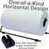 Horizontal Countertop Paper Towel Holder (Black)...