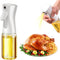 Oil Sprayer for Cooking, Olive Oil Sprayer for Air Fryer, 200ml Oil Mister Spray Bottle Glass for Salad, BBQ, Grilling, Baking, Roasting, Frying...