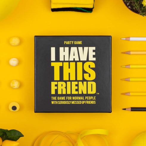 Hygge Games I Have This Friend - The Party Game for Normal People with Seriously Messed up Friends , Black...