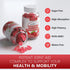 Glucosamine Chondroitin Gummies Sugar Free, Extra Strength Glucosamine Chondroitin Supplement for Natural Joint Support, Raspberry Flavored 120 Co...