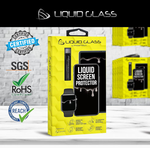 Liquid Glass Screen Protector for Up to 4 Devices | Universal for All Smartphones Tablets Smart Watches...