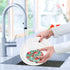 Kcldeci 3 Pack Kitchen Scrub Sponges Red Green Rose Kitchen Dish Sponge Non-Scratch Microfiber Sponge for Household Cleaning Dishes, Pots and Pans...