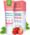 Wellnesse Kids Hydroxyapatite Toothpaste with Xylitol & Fluoride-Free - Natural Ingredients w/Strawberry Flavor - Suitable for Toddlers to Baby Ki...