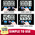 Antonki Timer, Timer for Kids, Kitchen Timers, Digital Timer for Cooking, Egg Timer, Classroom Timer for Teacher, Magnetic Countdown Timer for Exe...