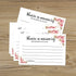 Giftideaworkshop 50 Floral Share A Memory Cards for Celebration of Life Birthday Anniversary Memorial Funeral Graduation Bridal Shower Game, Guest...
