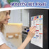 Large Grocery List Magnet Dry Erase Board for Fridge 12'' x 8'' Grocery List Magnet Pad with Magnetic Dry Erase Markers and Whiteboard Eraser for ...