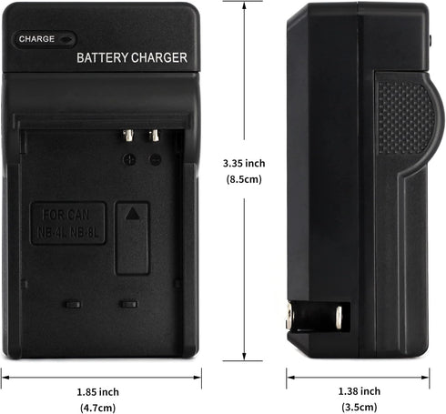 NB-4L Wall Charger for PowerShot SD750 SD780 is SD1000 SD1100 is SD1400 is A2200 A3100 is, IXY Digital 60, IXUS 220 HS, Digital IXUS 70 and More w...