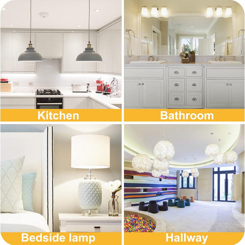 A19 Rechargeable Light Bulbs Emergency Light Bulb for Power Outages, Led Bulb 60 Watt Equiv., Self-charging Light Bulb 1200mAh Battery Backup Ligh...