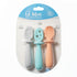 Kiinde Silicone Baby Spoons | Set of 3 Toddler Utensils for Teething & Baby Led Weaning | Developmental Meal Set of Non-Toxic Self Feeding Baby Ut...