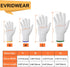 Evridwear Cotton Polyester String Knit Shell Safety Protection Work Gloves for Painter Mechanic Industrial Warehouse Gardening Construction Men & ...