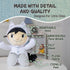 KIDS PREFERRED Where The Wild Things are Plush 14 Inch Max Stuffed Animal with Crinkle Feet, Bean Filled Bottom, and Removable Hood...