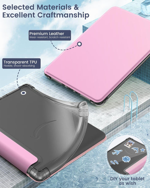 MoKo Case for 6.8" Kindle Paperwhite 11th Generation 2021&Kindle Paperwhite Signature Edition, Ultra Clear Soft Flexible Transparent TPU Back Cove...