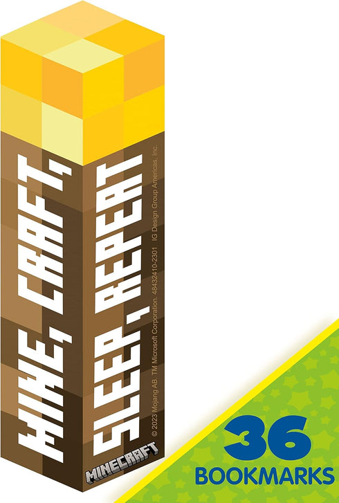 Eureka Minecraft Bookmarks for Students and Teachers, 2" x 6" Each, 36 Pieces...
