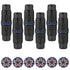6pcs IP68 Waterproof Junction Box, Outdoor Electrical Cable Connector for 3.5-10mm Wire Range(AC 250V, 16A), Quick Screwless Installation (2505-5P...