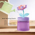 260ml Desk Portable Mini Humidifier Bedroom Cute, Personal USB Small Humidifier with Flower, Quiet, Cool Mist, Auto Off, Colorful Light,Top Fill A...