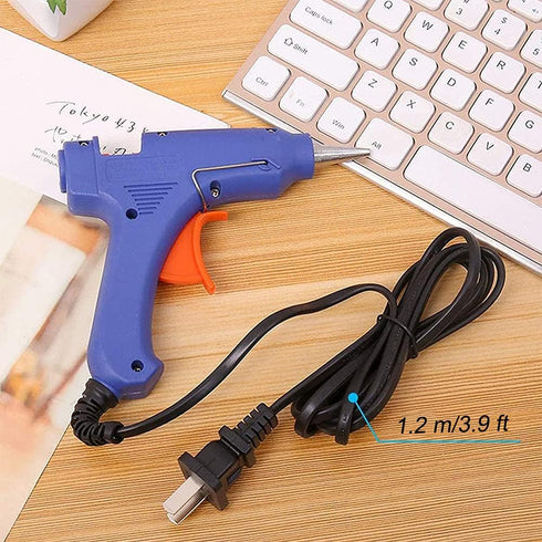 Mini Hot Glue Gun with 30 Refill Sticks, Professional Tool with Stand...