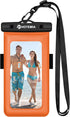 Waterproof Cell Phone Pouch Floating, Waterproof Float Phone Case Underwater Dry Bag with Neck Lanyard and Armband Compatible for iPhone Samsung G...