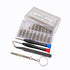 bayite Eyeglass Repair Kit Sunglass Glasses Repair Kit with Screws Assorted Tweezers Screwdriver Nuts Stainless Steel Screws Tool for Watch 1000Pc...