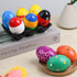 MCPINKY 9PCS Easter Wooden Percussion Musical Eggs,Maracas Egg Shakers Colorful Musical Easter Props Halloween Props for Party Easter Halloween...