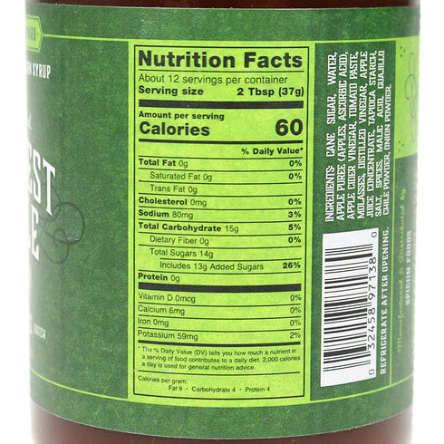 American Stockyard - Organic Harvest Apple BBQ Sauce - Made in USA - 14.5oz Bottle - Family Friendly - Handcrafted in Small Batches with All Natur...