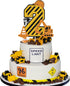Construction 2nd Birthday Cake Topper for Kids Boy Girl Truck Excavator Forklift Dump Bulldozer Road Roller Engineering Themed Two Year Old Happy ...
