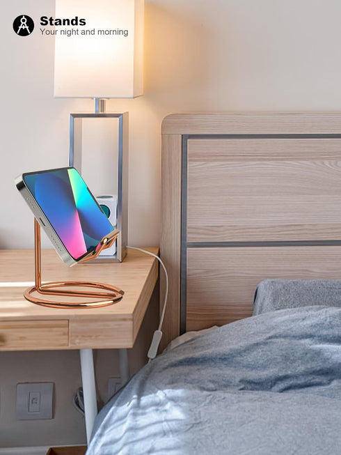 Cell Phone Stand for Desk, Office Portable Cute Phone Holder, Compatible with All Mobile , iPhone, iPad, Switch, Tablet 4-6.5'' Desk Accessories (...