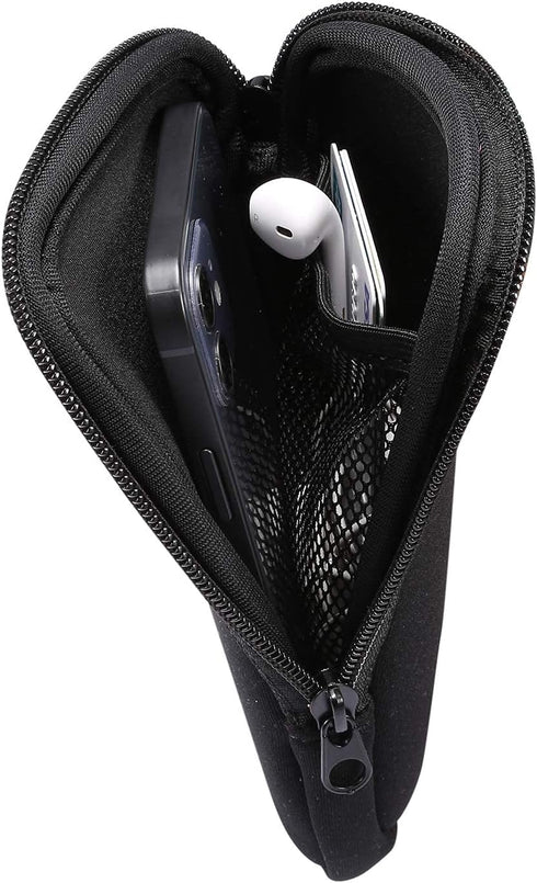 Neoprene Phone Sleeve Case Zipper Cell Phone Pouch for Galaxy S25 Ultra S24 Ultra S23 Ultra S25+ Plus S24+ S23+ S24 FE S23 FE S21 FE, A15 A35 A55 ...