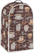 Blender Dust Cover Coffee Theme Appliance Covers for kitchen Stand Mixer or Coffee Maker Cover Polyester Dust Proof Blender Cover with Top Handle...