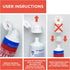 Chrome Cherry SqueezMe Self-Closing Toothpaste Caps, Silicone Lid for Kids & Adults, No Mess Toothpaste Dispenser, Self-Standing Easy Squeezer Cap...