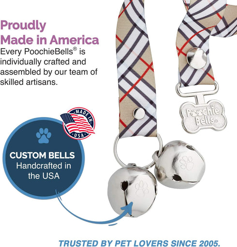 Original Handcrafted Potty Training Dog Doorbell – Excellence in Craftsmanship, One Size Fits All, Trainer-Recommended for 20+ Years, Made in USA,...