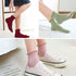 Womens Ankle Casual Socks Lace Ruffle Low Cut Knit Cotton Lettuce Socks for Women Girls...