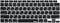 XSKN Arabic/English Language Black US Version Silicone Keyboard Cover Skin Compatible with 2020 New MacBook Air 13.3 inch A2179 A2337 with Touch I...