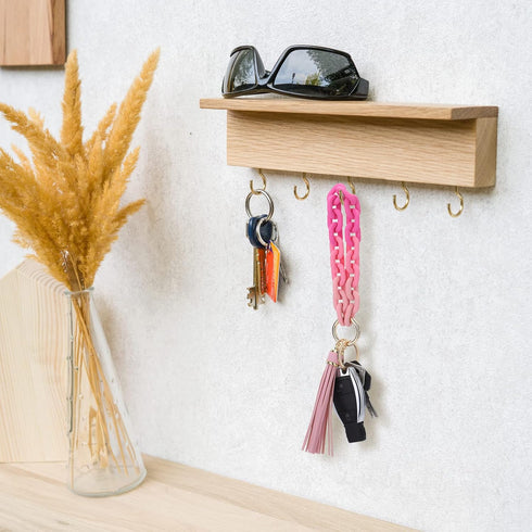 SAVORI Wristlet Keychain Bangle Key Ring Chain Link Bracelet Key Chain Cute Boho Modern Car Keychain Holder...