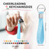 50 Pcs Thank You Gift Keychain Appreciation Keyring Holiday Gift Baskets Silicone Key Chain Worker Appreciation Gift for Volunteer Employee Teache...