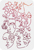 FINGERINSPIRE Abstract Floral Female Faces Stencil 11.7x8.3inch Reusable Women Face Stencil Flowers Women Pattern Decoration Stencil for Painting ...