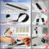 UKON Silicone Phone Grip,2 PCS Phone Strap Reusable Finger Holder with Three Short Silicone Strips DIY Combination to Fit 4.5"-7.5" Phone Case for...