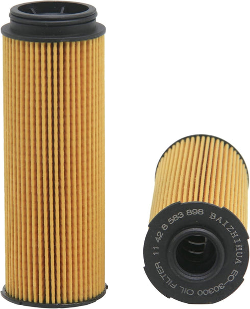 2 Pack of BAIZHIHUA EO-30300 Oil Filter Replaces 11428583898, HU6022Z, PG99256EX Fits BMW X5, X7, X3, X4 540i xDrive,740i, M240i, xDrive40i, 340i ...