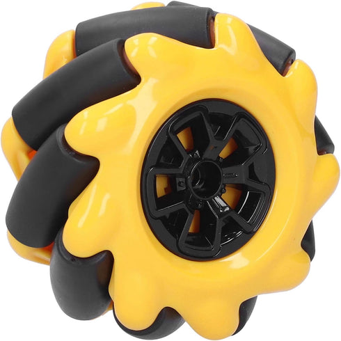 Fafeicy Mecanum Wheel, 60mm Omni-Directional Smart Robot Car Parts Accessories DIY Toy Components Compatible with Building Blocks and for TT Motor...