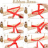 WILLBOND Bow Maker for Ribbon Wreath Wooden Maker Tool with U-Shaped Scissor and Twist Ties for Making Bows DIY Crafts Christmas Party Decorations...