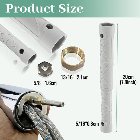 Sink Faucet Installation Tool Compatible With Moen 118305 Replacement Kitchen Faucet Installation/Tightening Tool, Faucet Nut Removal Tool, Sink N...
