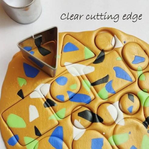 IHUIXINHE Polymer Clay Cutters Set?36 Shapes Stainless Steel Clay Earring Cutters with 16 Circle Shape Cutters and 60 Earrings Accessories Earring...