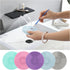 BTSKY 5 Pack Silicone Brush Cleaning Mat, Paint Brush Cleaner Mat with Suction Cup, Stylish Cosmetic Brush Cleaner Pad, Practical Brush Cleaner Ac...