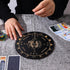 Wooden Ouija Board Game, Holy Spirit Board, Black Ouija Board and Pendulum Board and Pendulum Crystal 3pcs Set, Divination Tools Wiccan Supplies a...